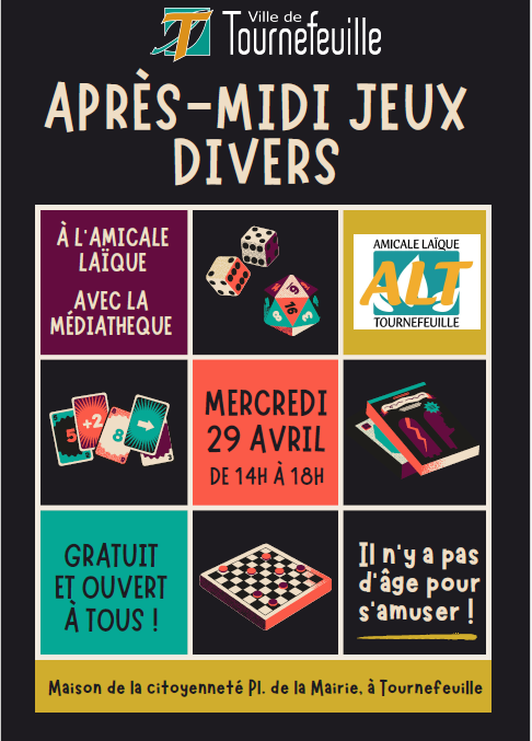 Après-midi jeux avec la médiathèque